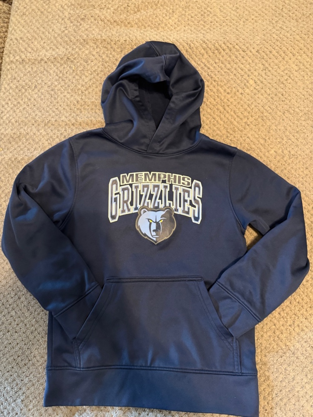 NBA Memphis Grizzlies Navy Blue Pullover Hoodie